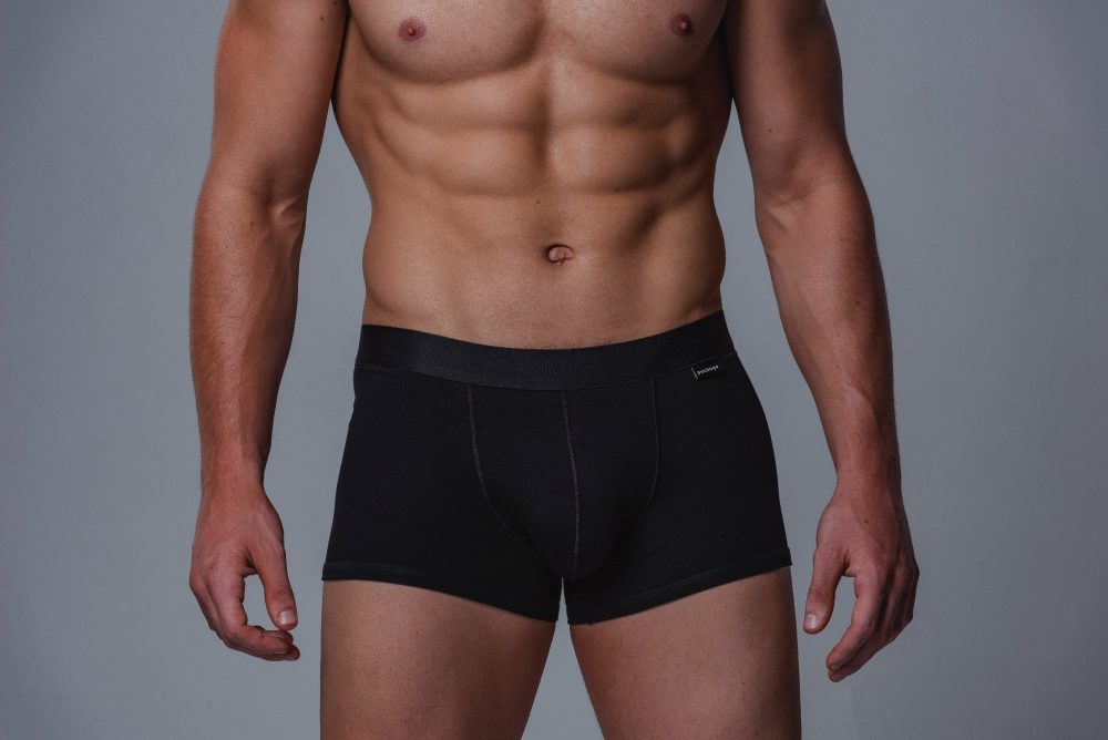 Package Men's Trunks in Black Front