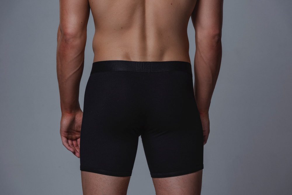 Package Men's 16cm Boxer Briefs in Black Back