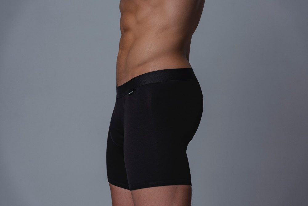 Package Men's 16cm Boxer Briefs in Black Side