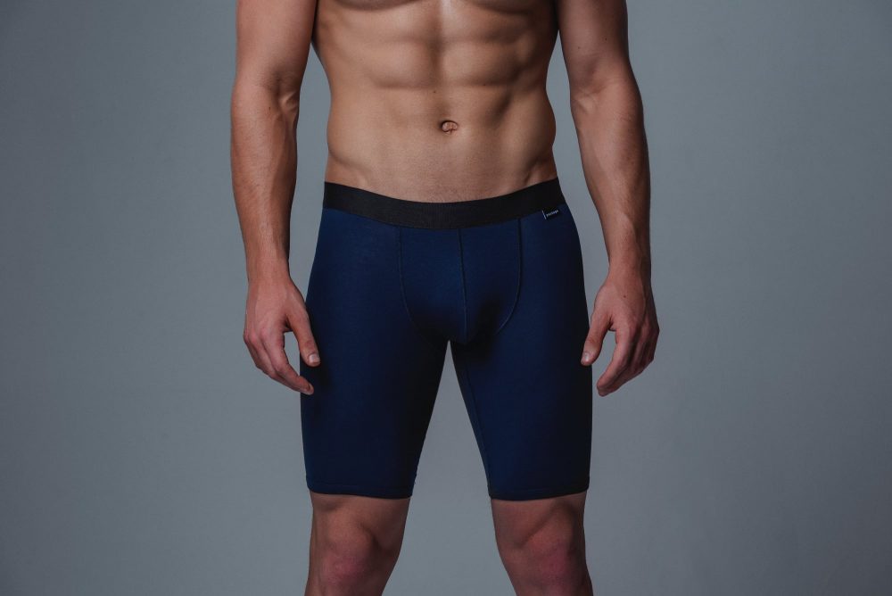 Package Men's 24cm Boxer Briefs in Navy Front